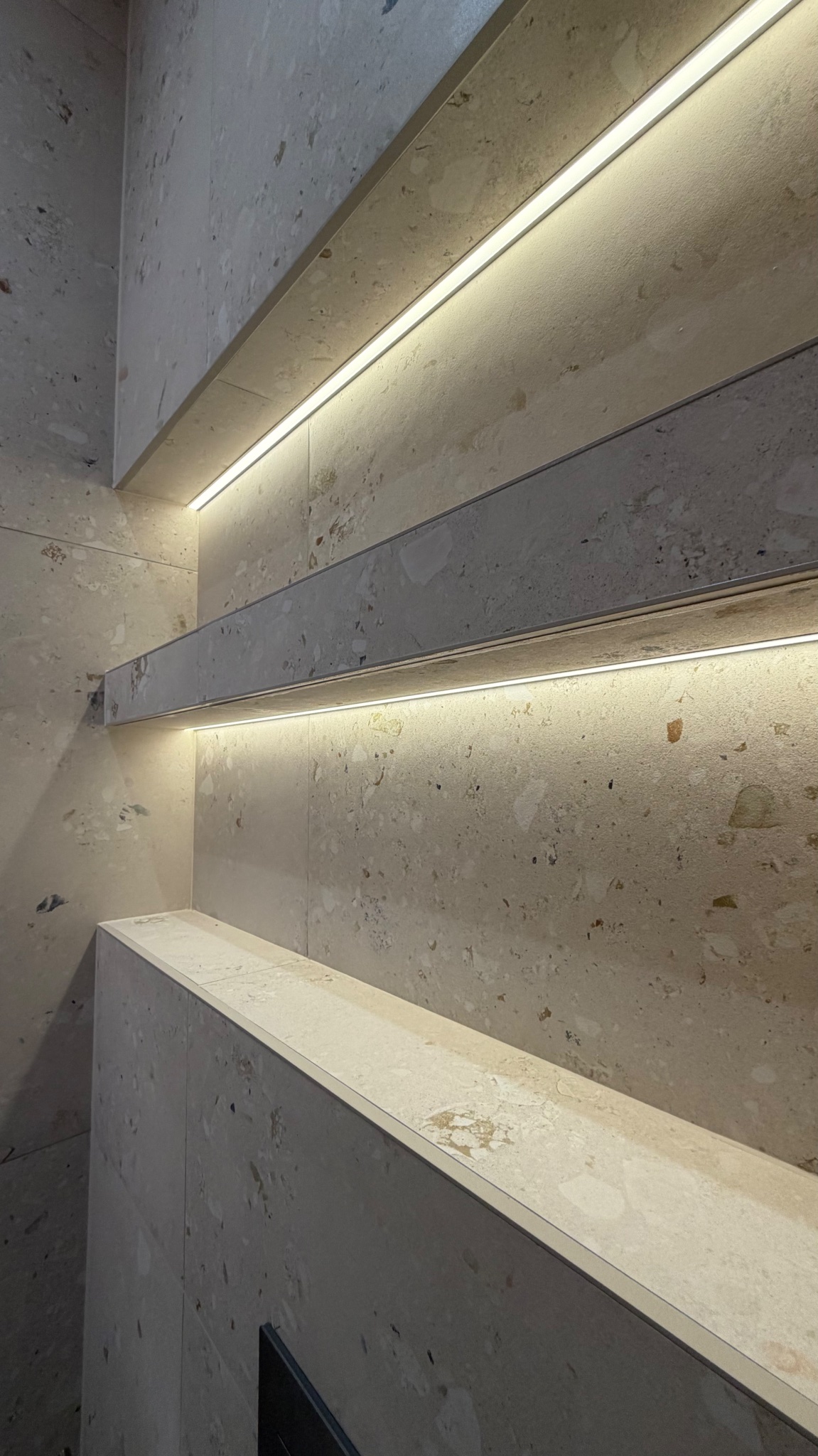 Terrazzo — LED Shelving